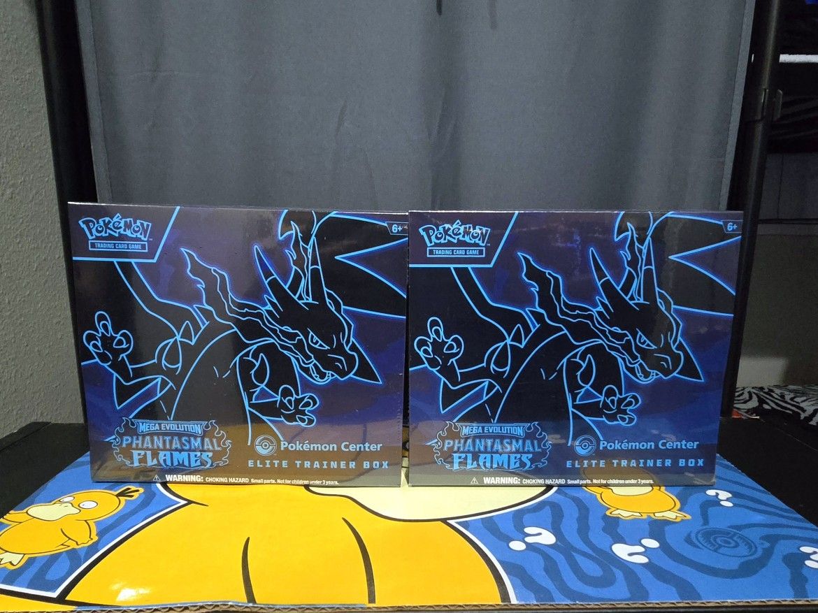 2x Phantasmal Flames Pokemon Center ETBs