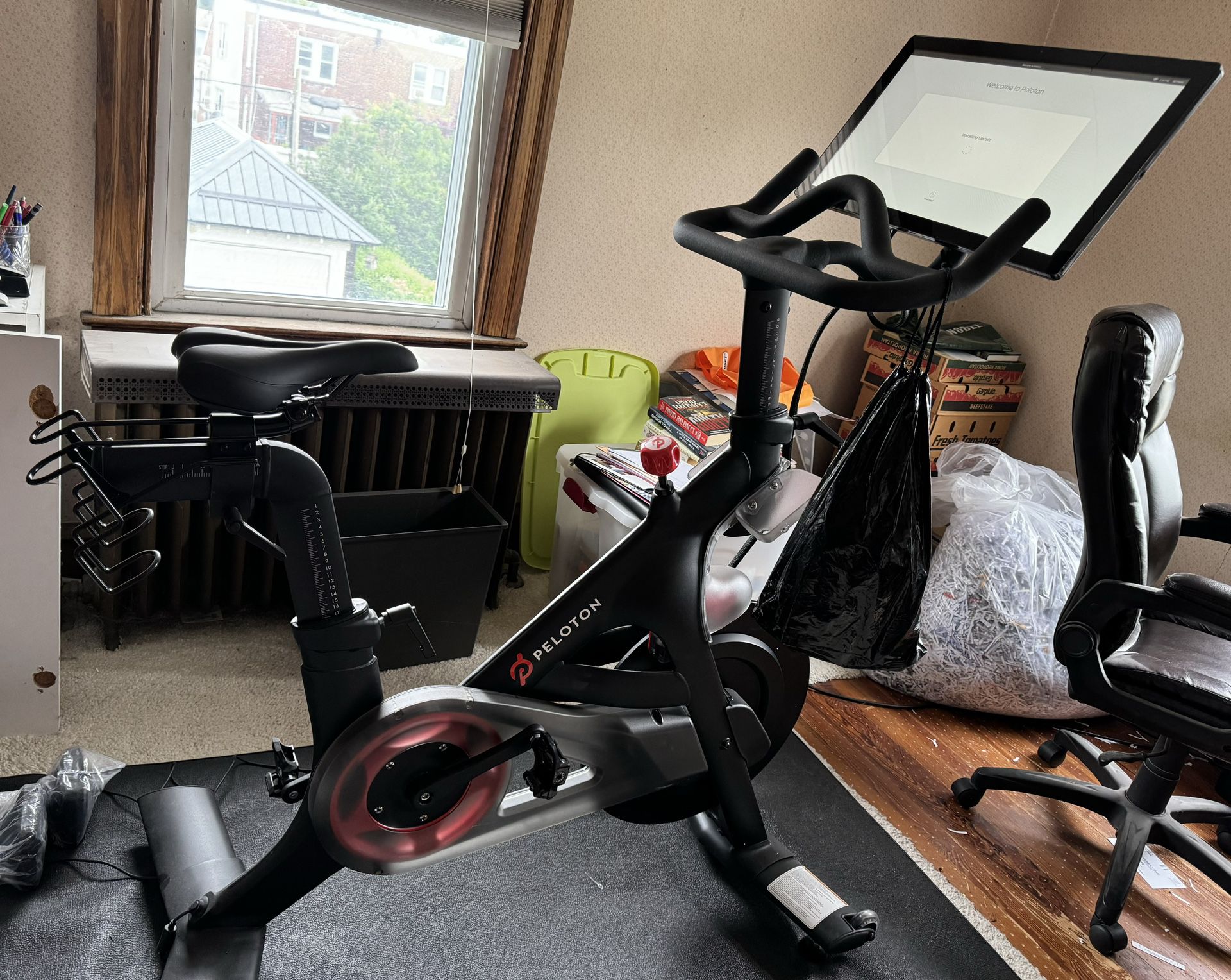 Lightly Used 2023 Peloton With Floor Mat