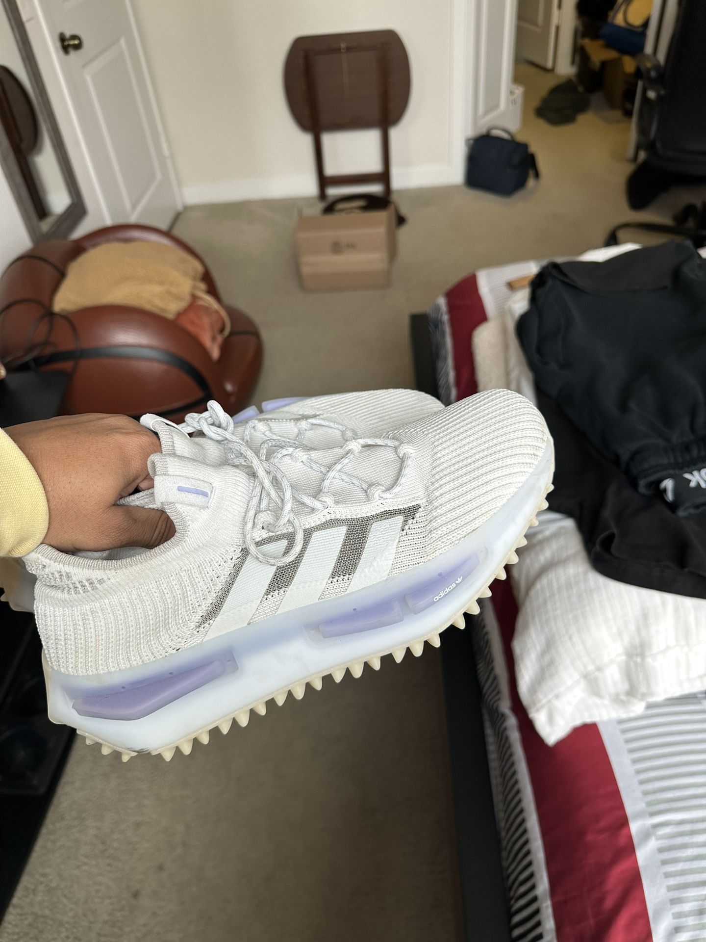 Adidas NMD S1 Edition 1 - Triple White (size 9)
