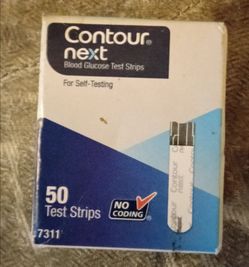 Contour diabetic test strips 50 count box expiration date is 10/31/2026