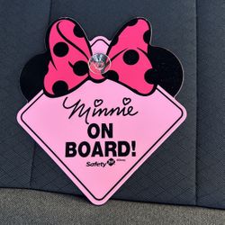 Mini Mouse Aboard For Car