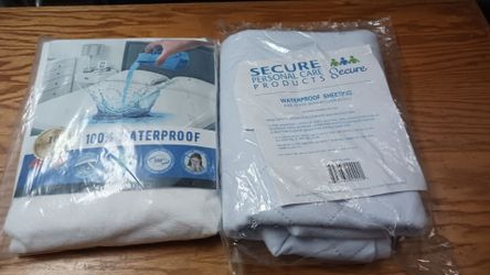 Brand new waterproof bedding $10 for both