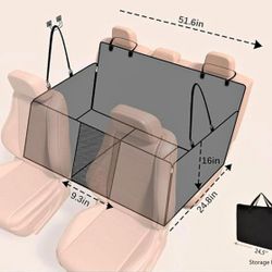 Back Seat Extender, Pet Car Seat Cover for Back Seat Bed for Car Travel
