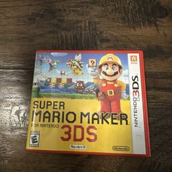  Super Mario Maker for Nintendo 3DS. 