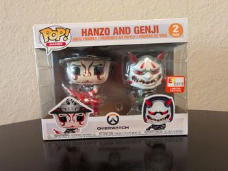 Funko Pop E3 2019 Overwatch Hanzo and Genji 2-pack