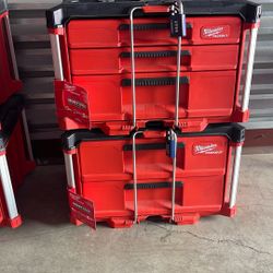 Milwaukee Pack Out, Milwaukee Three And Two Drawer Pack Out