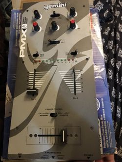 Gemini Pmx 60 preamp Mixer Great Condition original Box