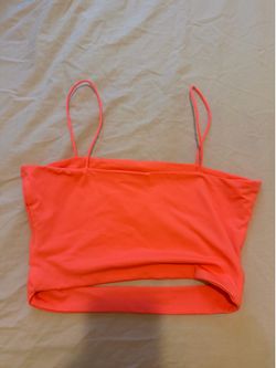 Neon pink top