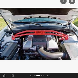 BMR 2-Point Front Strut Tower Brace; Reduce 