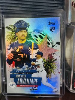 2025 Topps Update Dalton Rushing Home Field Advantage Case Hit Rookie SP