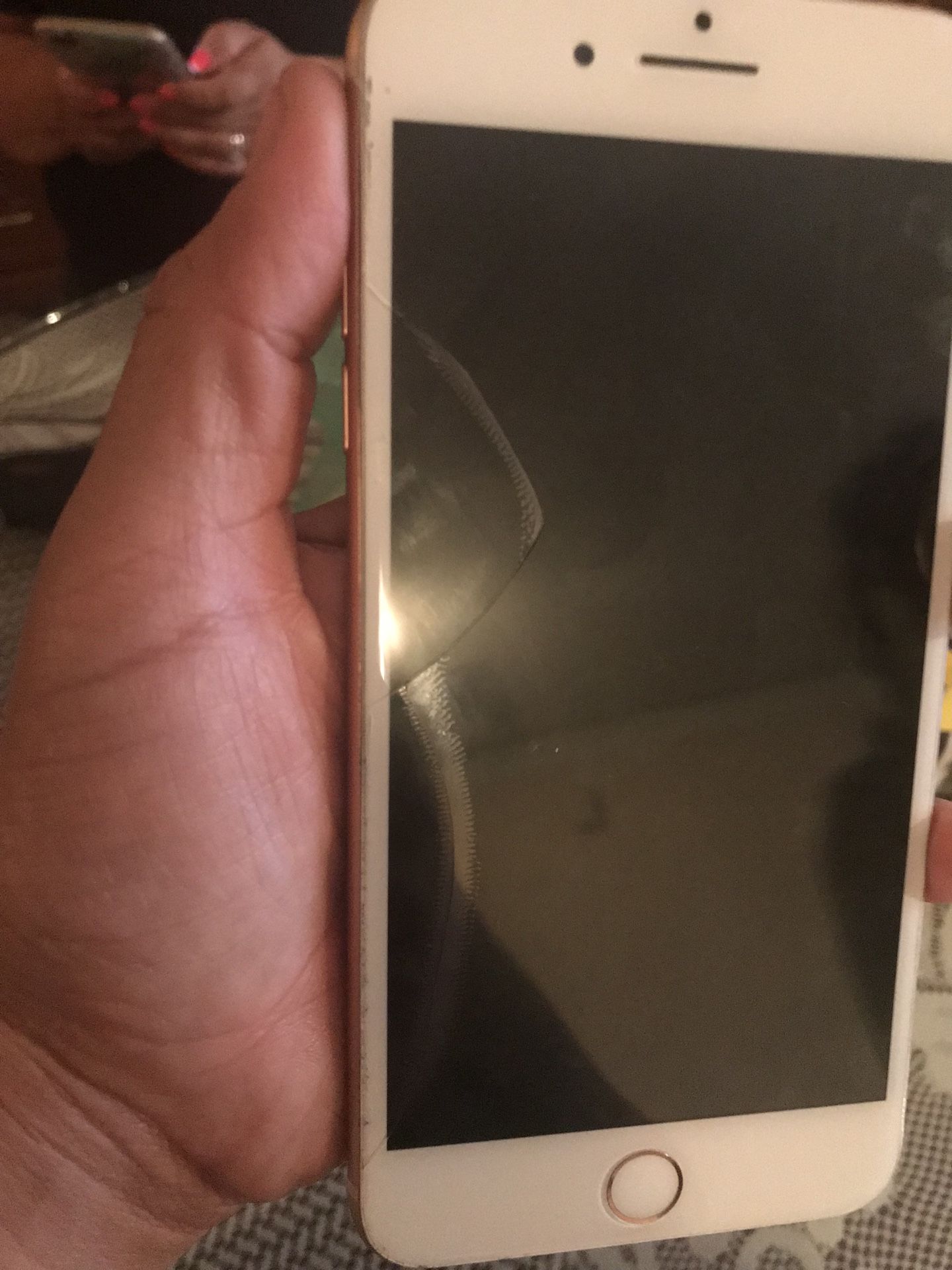 I phone 8 plus. Rose gold