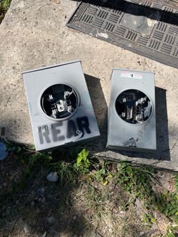 200 amp meter cans
