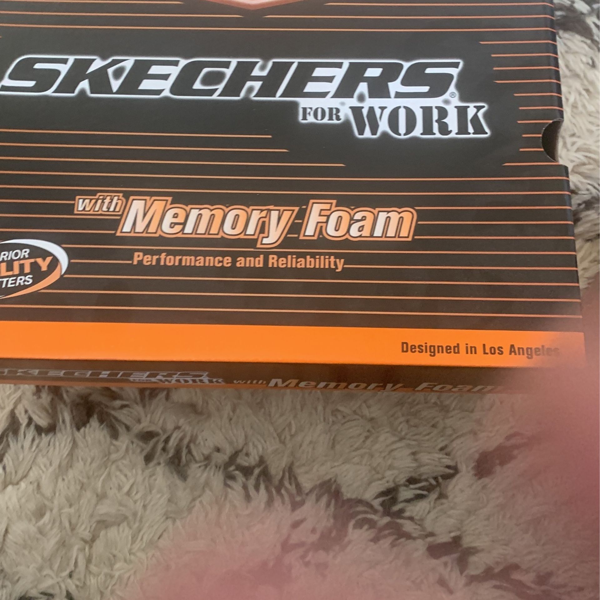 Skechers air-Cooled Memory Foam With Composite Seafty Toe