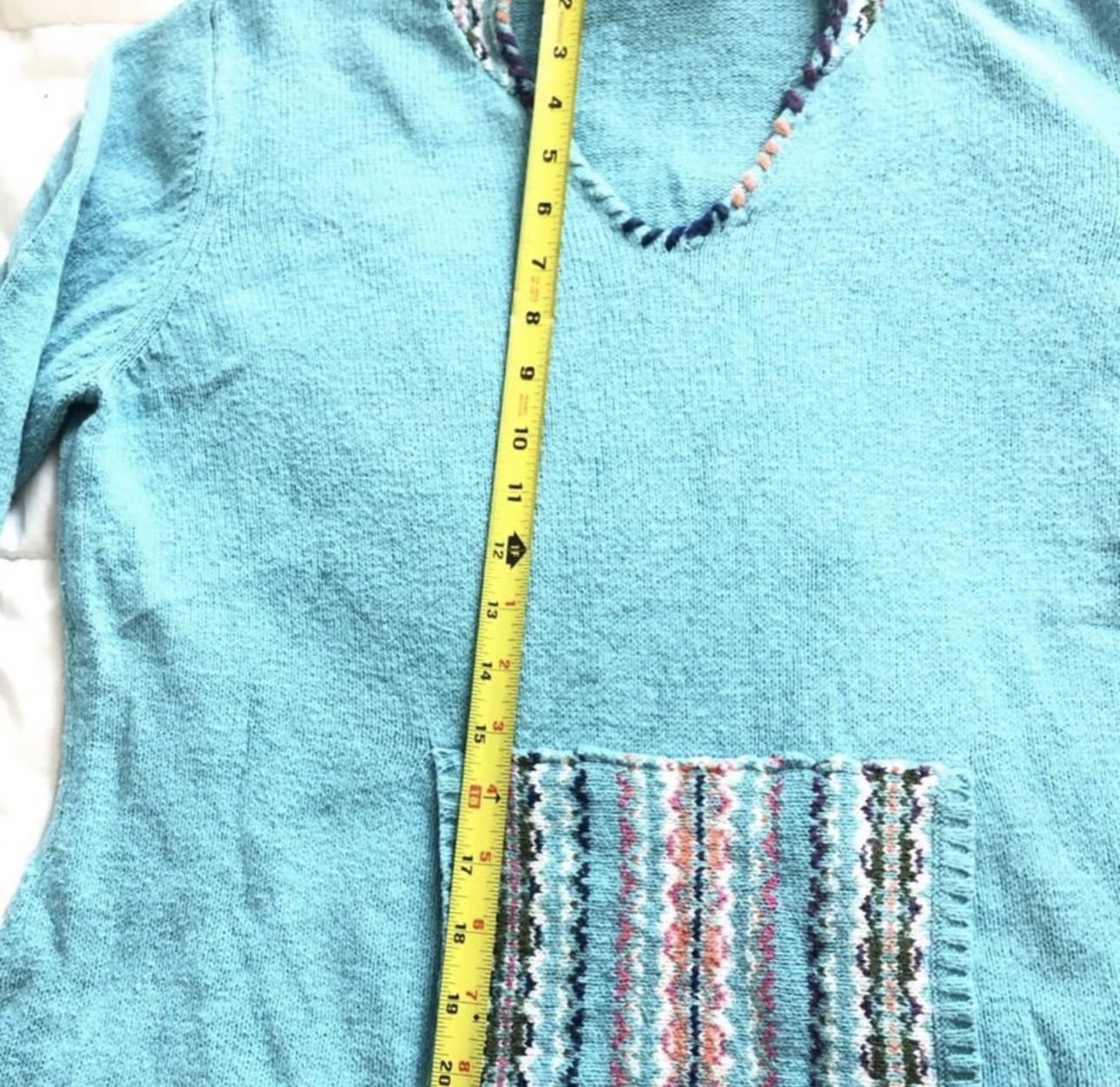 Ruff Hewn Turquoise Boho Hoodie