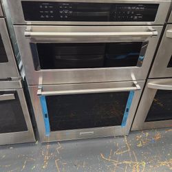 KitchenAid KOCE500ESS 30 Inch Wall Oven Combo Microwave