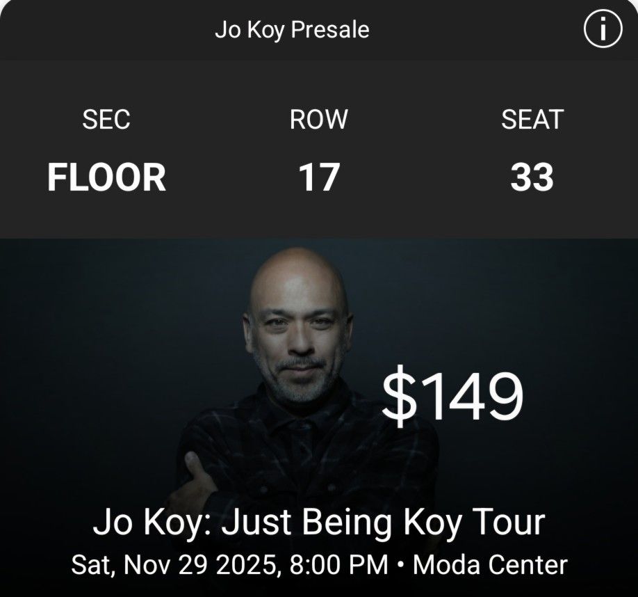 Jo Koy: Be Just Being Koy Tickets 
