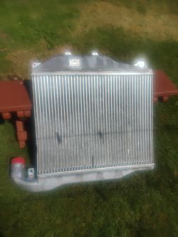 Turbocharger Intercooler for large diesel or gas trucks.
