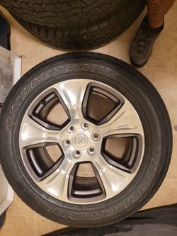 Ram rim with tire 20 inch