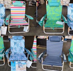Members Mark 5 Position Beach Chair Brand New Only $14.99