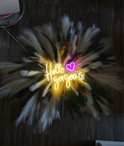 Hand Made Wall Decor “Hello Gorgeous”
