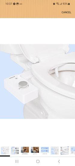 TUSHY Classic 3.0 Bidet Toilet Seat Attachment, Brushed Nickel
Non-Electric, Self Cleaning Water Sprayer, Adjustable Pressure Nozzle, Angle Control, E
