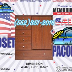 Cherry Wardrobe Closet Ropero Nuevo Dresser Armoire 