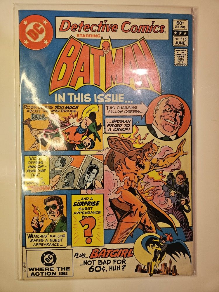 Detective Comic #515  Batman.