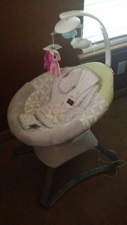 Fisher price swing( like new ,one month used)