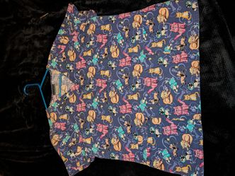 Cats scrub top