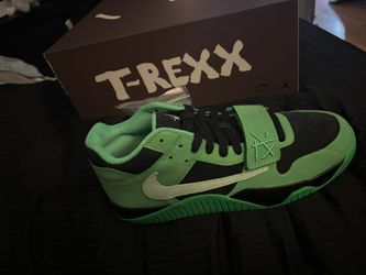 CJ1 T-Rex jump man jack green spark