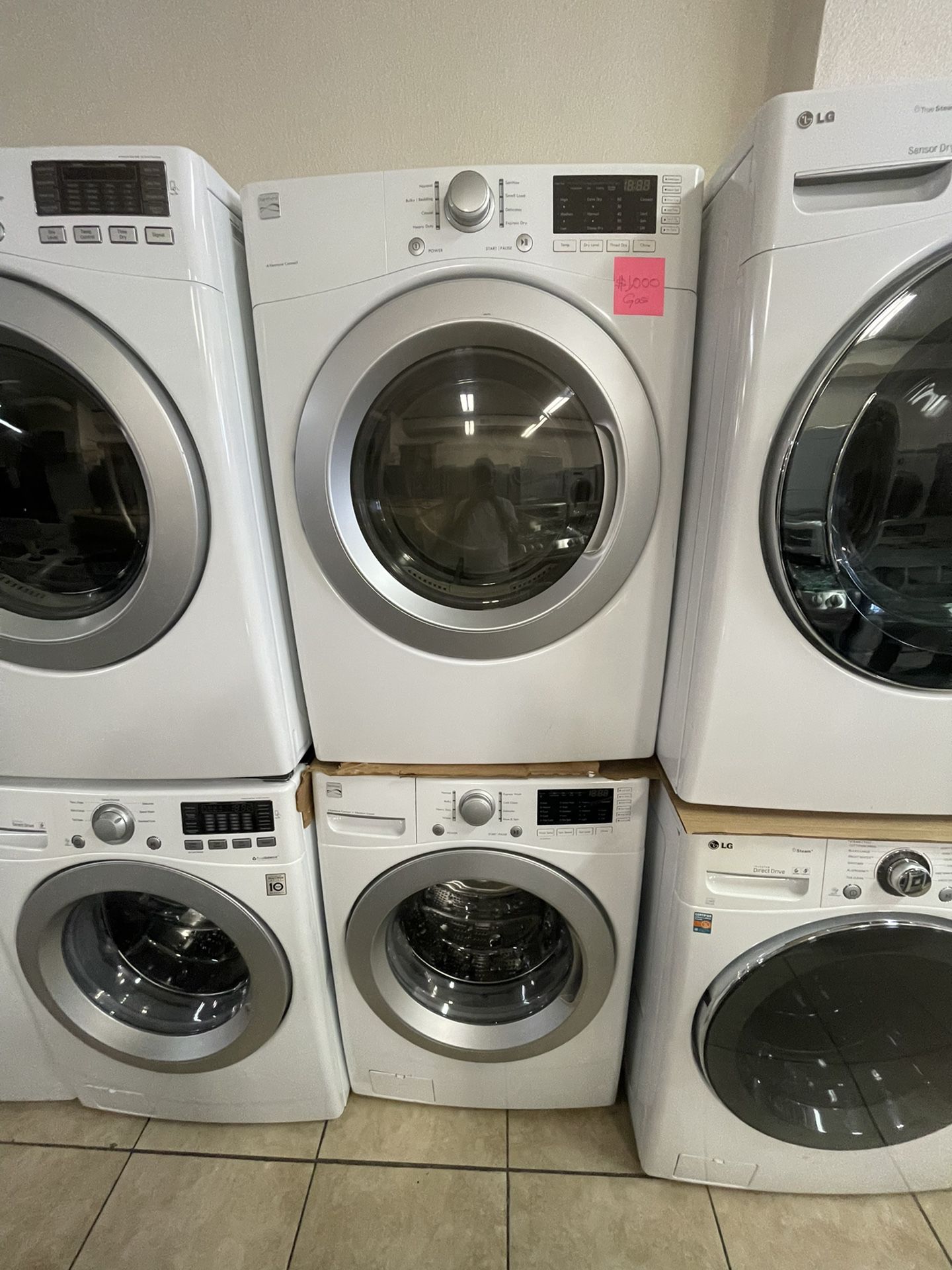 Kenmore Washer And  Kenmore Gas Dryrer