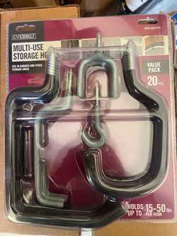 20 pack of multi-use utility hooks NEW! $10/pack