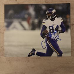 11 X 14 Randy Moss Sign Auto