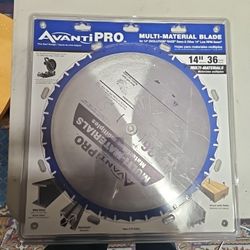 Avanti Pro 14” 36T Multi-Material Saw Blade P1436X Aluminum Steel Plastic Wood