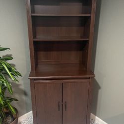 IKEA Brusali High Cabinet with Doors - Brown