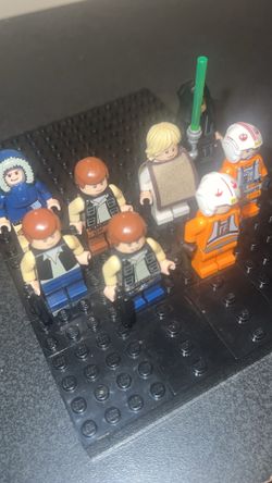 Lego Star Wars Luke Skywalker / Han Solo Minifigure Lot