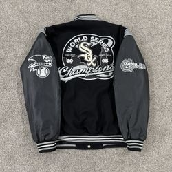 2005 World Series Chicago White Sox Jeff Hamilton Varsity Jacket men’s size L