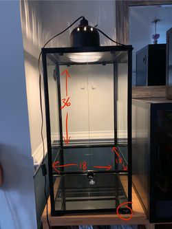Gecko /Frog / Chameleon Glass Enclosure