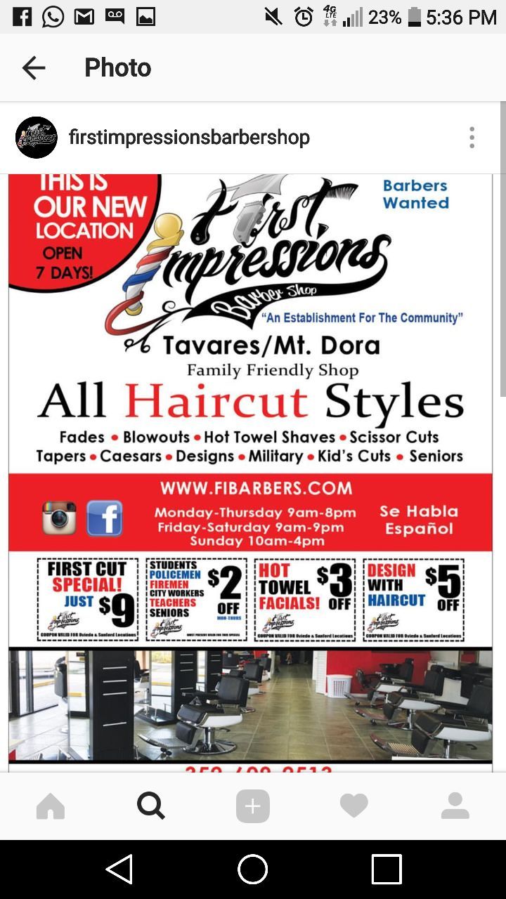 You want to work in a good barbershop or salon