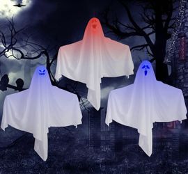 Halloween Hanging Ghosts Decorations Light up