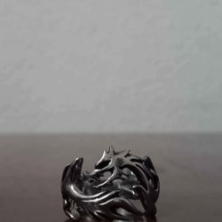 Dragon Ring-Stainless Steel, Size 7