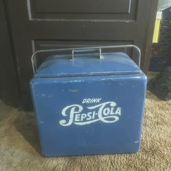 Antique Pepsi Cooler 