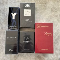 Men’s cologne $80-$150 each