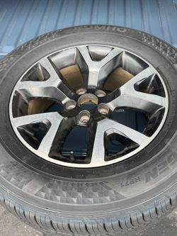 Tire and rim 17 x 7,  14-18 fits