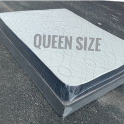 NEW Mattress Queen Size Regular With Box Spring // Offer  🚚