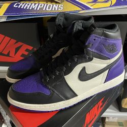 Jordan 1 Purple Toe Size 13
