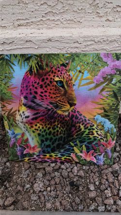 Leopard puzzle picture
