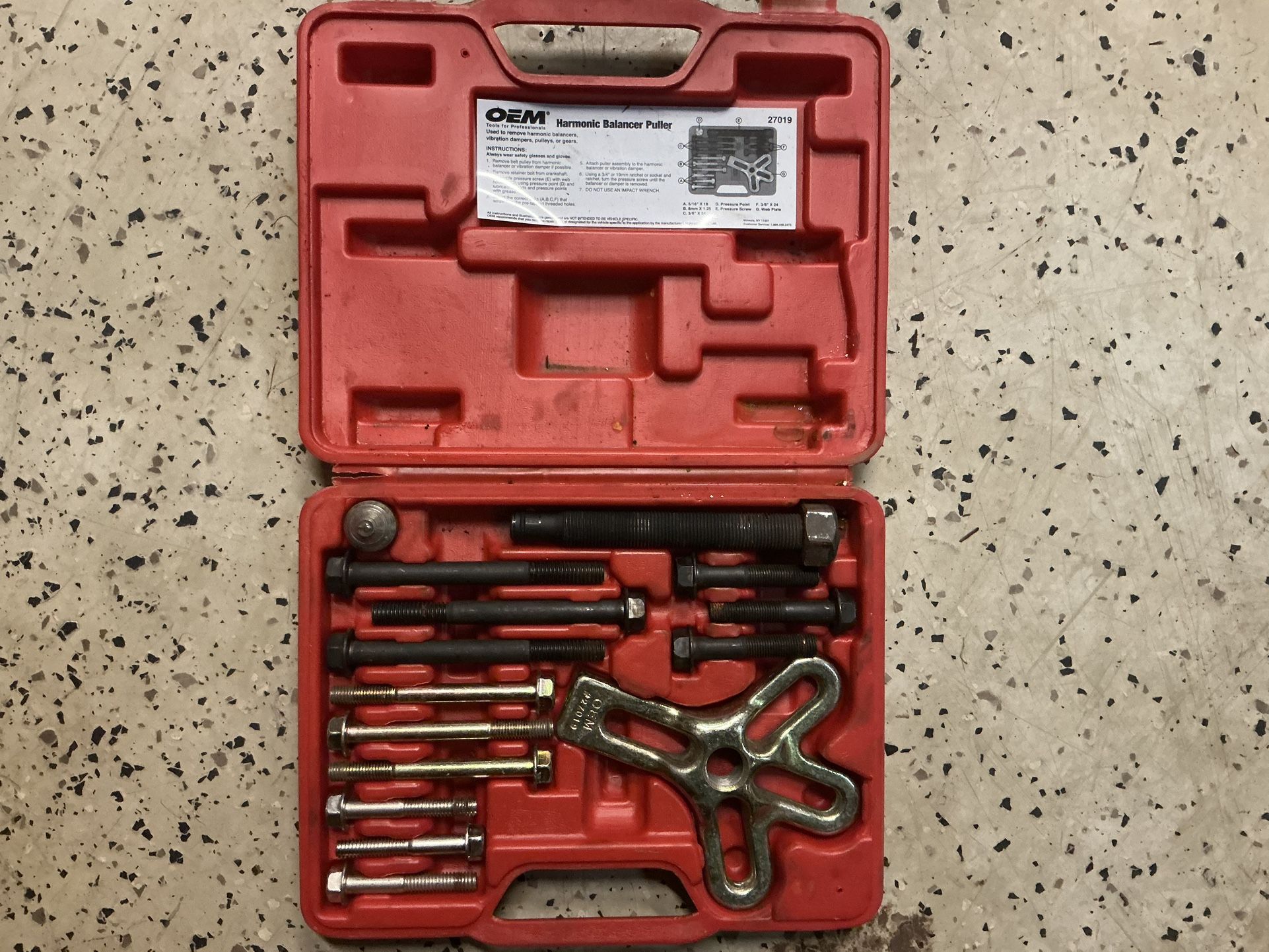 OEM Harmonic Balancer Puller