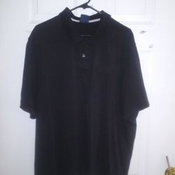 Men's 3X Puritan Black Collar Top