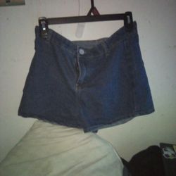Mini Jean Skirt